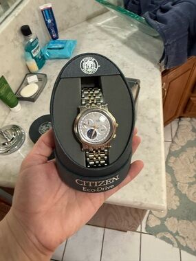Citizen Two-Tone Silver and Gold Men's Eco-Drive Watch
